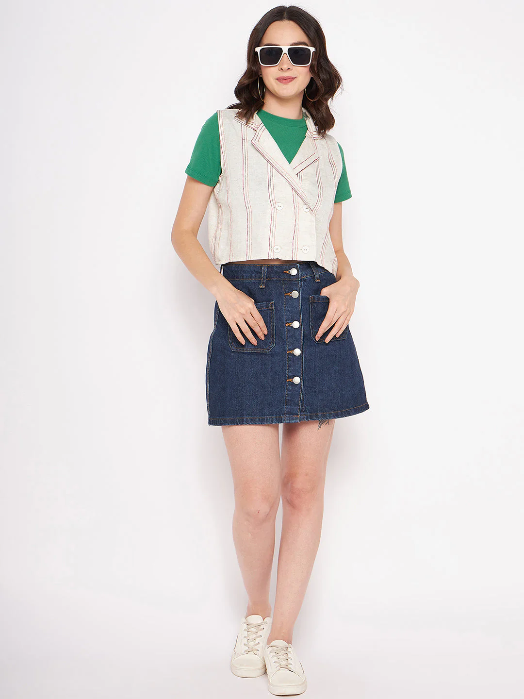 Madame Beige Lapel Collar Neck Shrug - Image 3