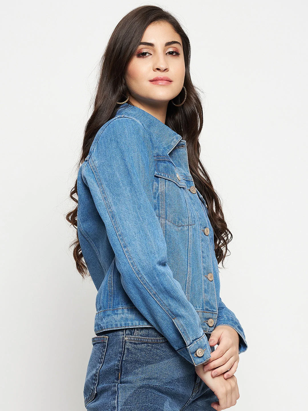 Madame Blue Denim Jacket - Image 5