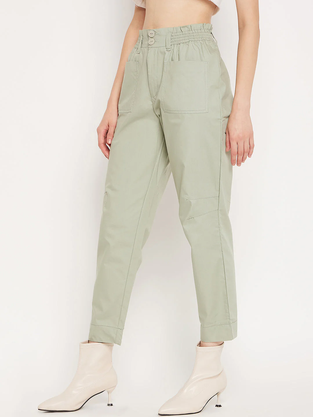 Madame Mint Ankle Length Trousers - Image 3