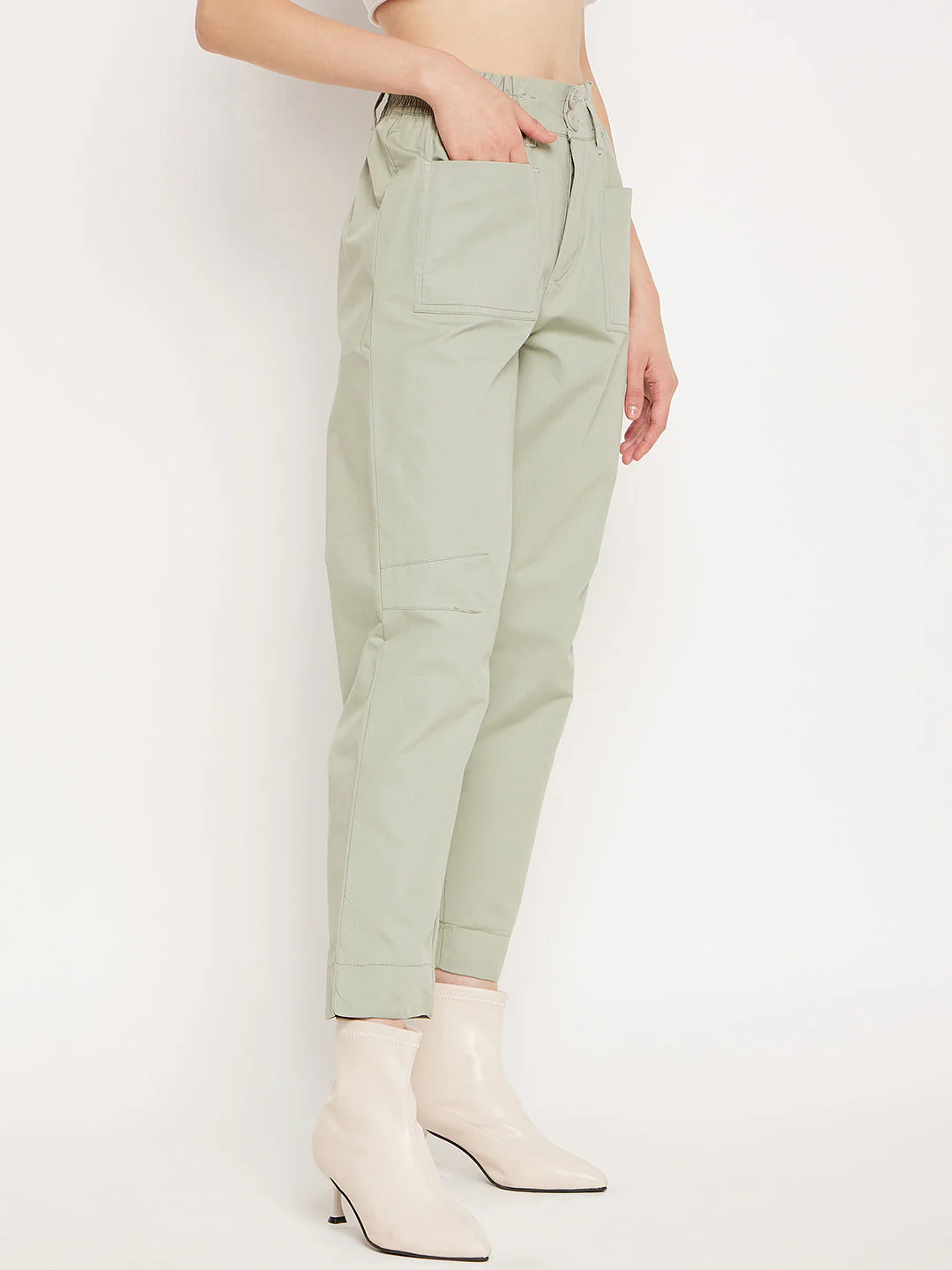 Madame Mint Ankle Length Trousers - Image 4