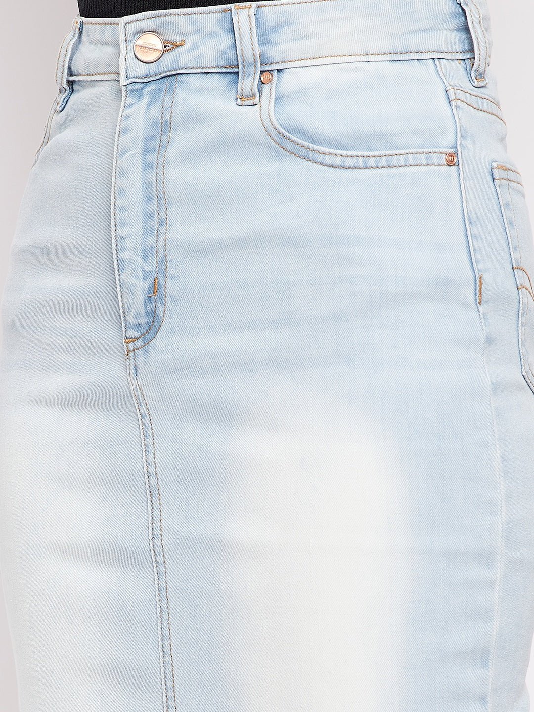 Madame Ice Blue High Rise Skirt - Image 4