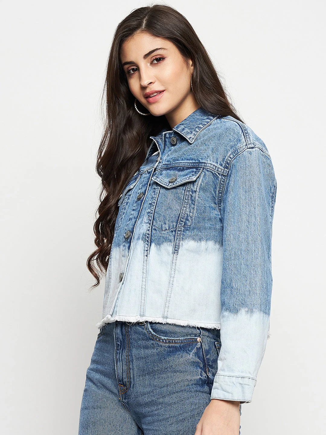 Madame Disney Print Double-Wash Denim Jacket - Image 4