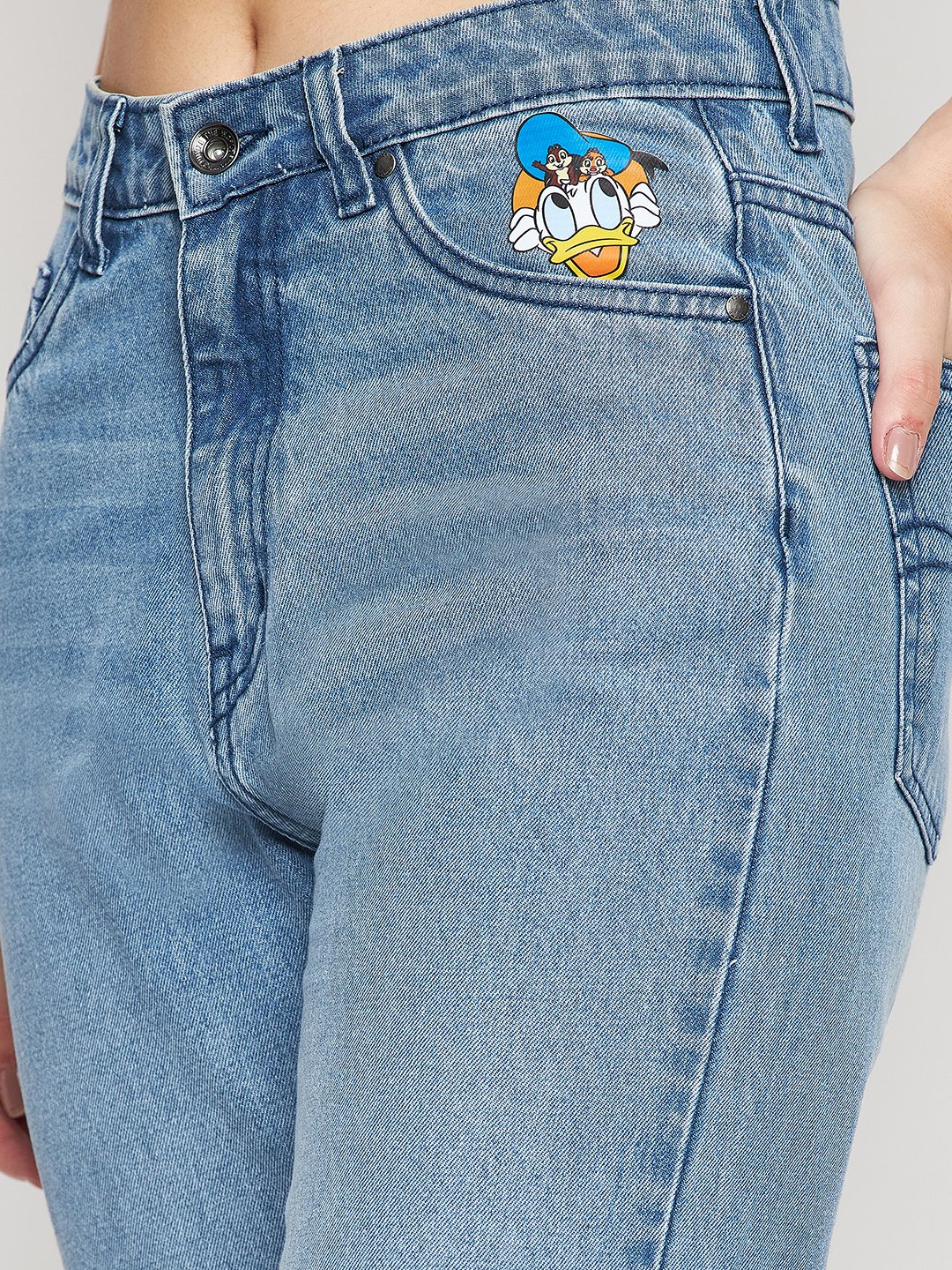 Madame Disney Print Blue Denim - Image 6