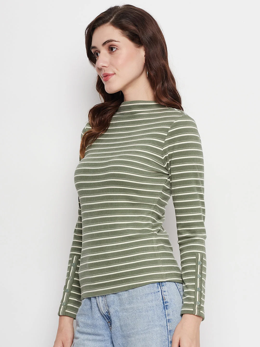 Madame Green Knitted Top - Image 3