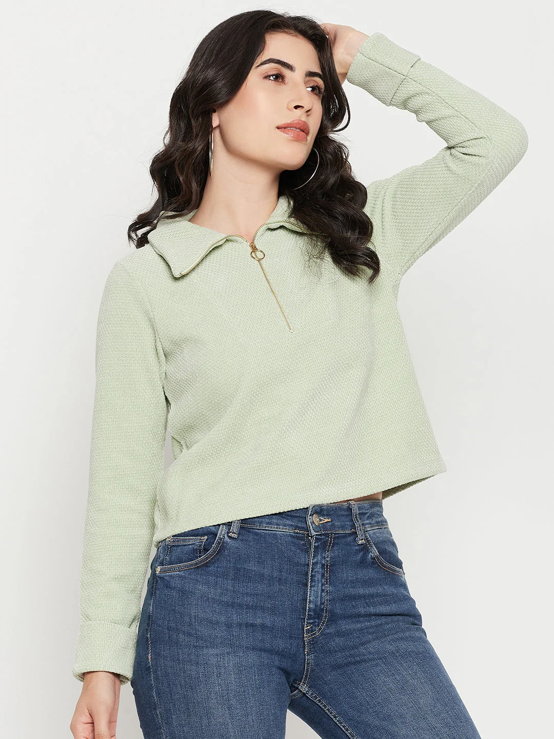 Madame Green Crop Top - Image 5