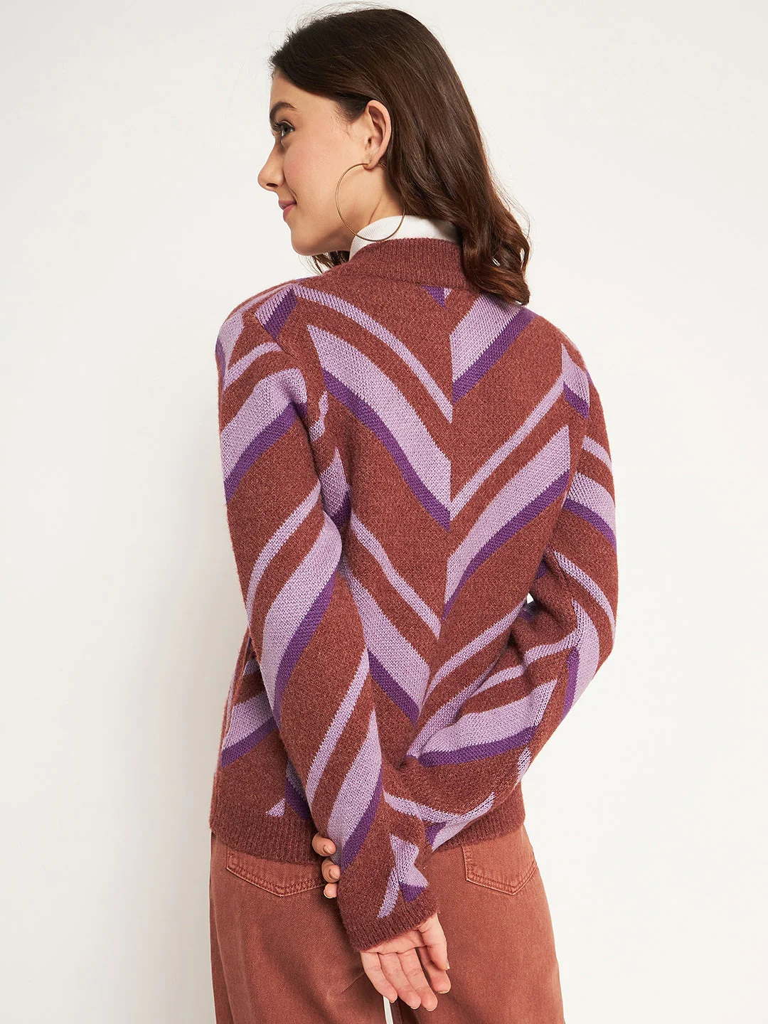 Madame Coffee High Neck Sweater - Image 5
