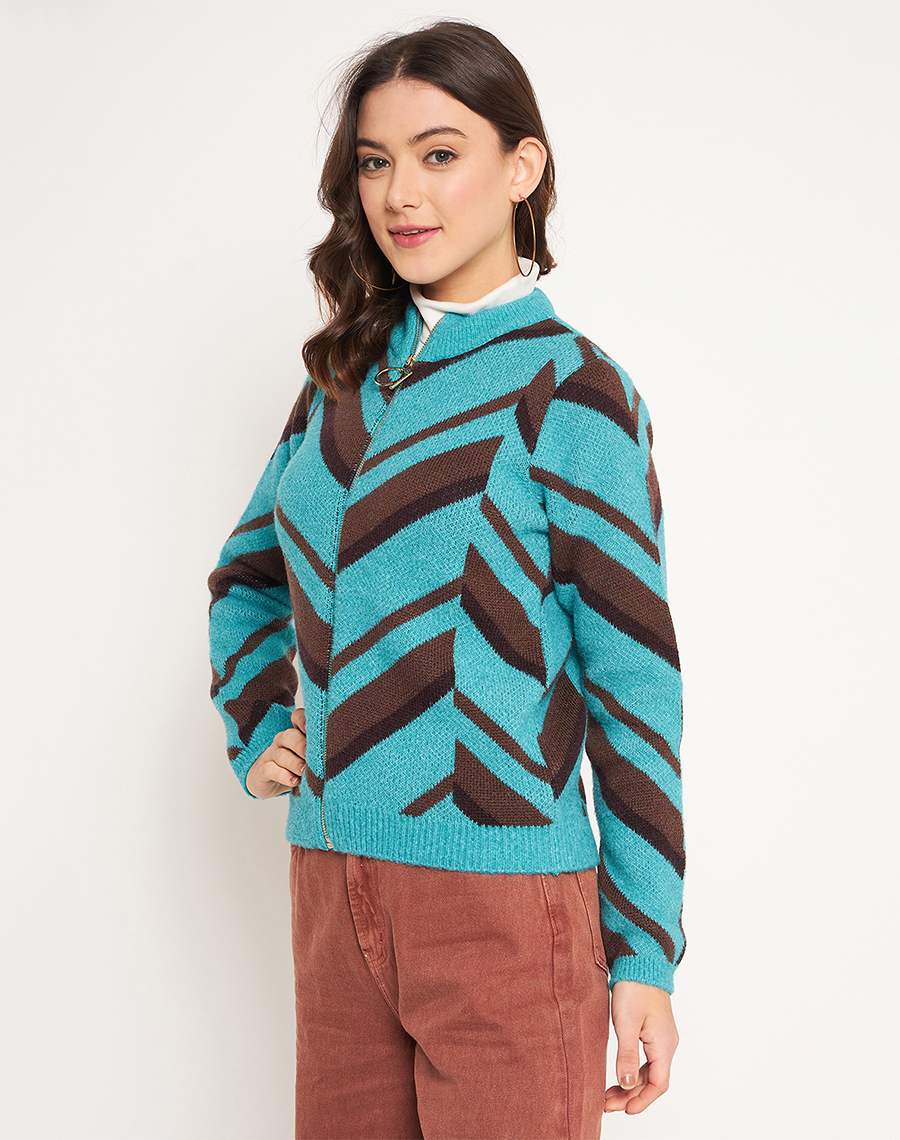 Madame Peacock High Neck Sweater - Image 5