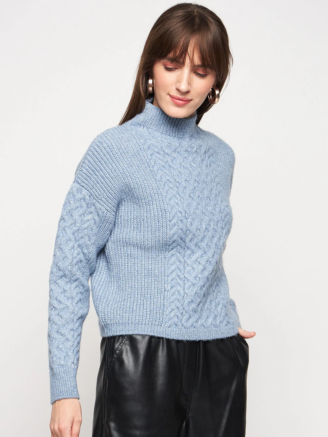 Madame Blue Knit Pullover - Image 5