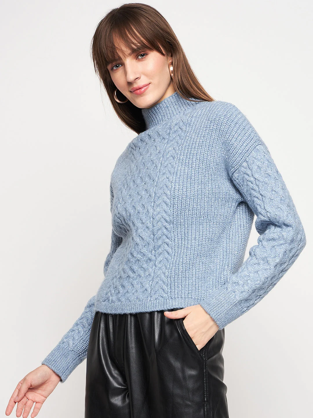 Madame Blue Knit Pullover - Image 6