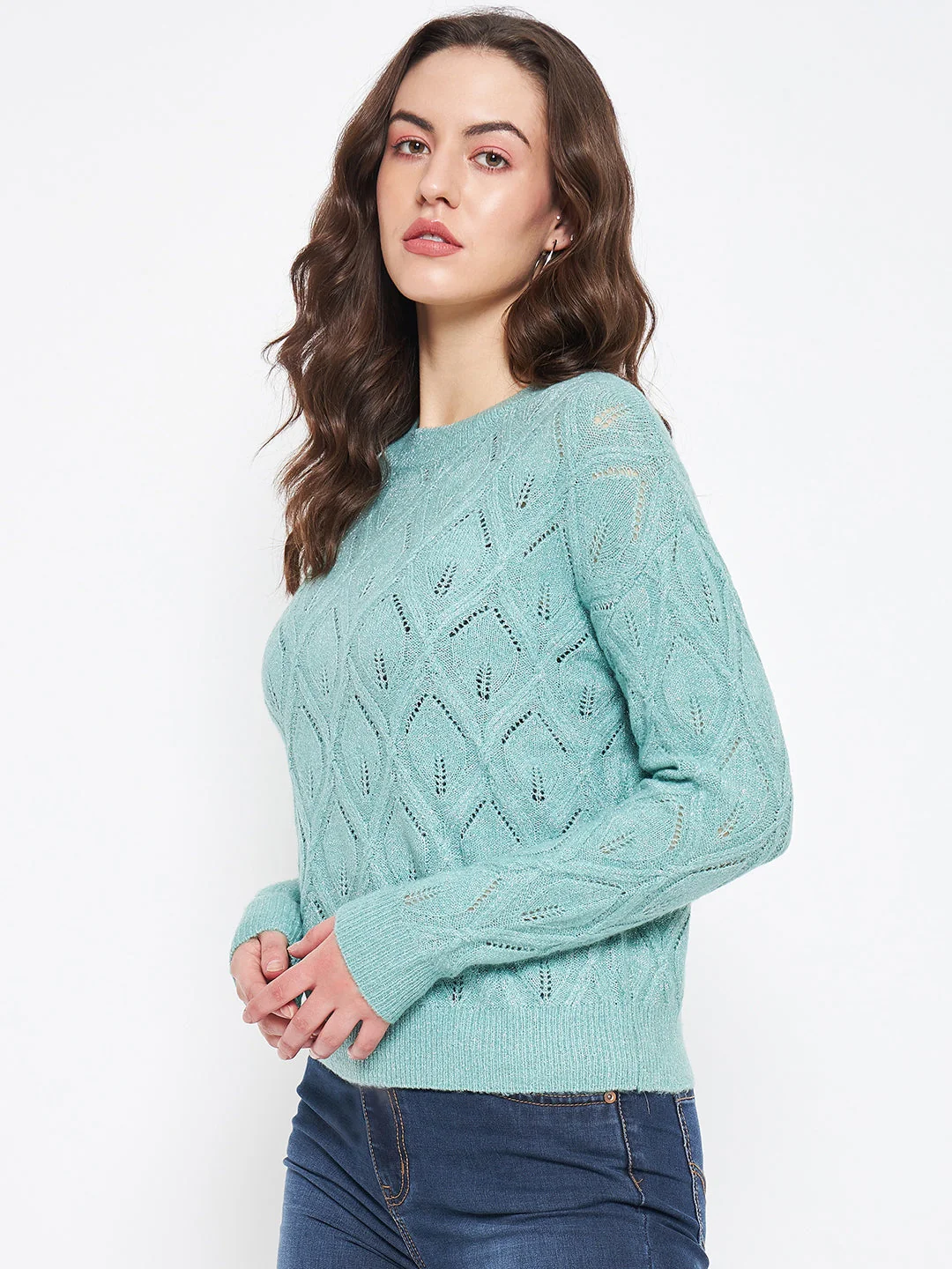 Madame Sea Green Sweater - Image 5