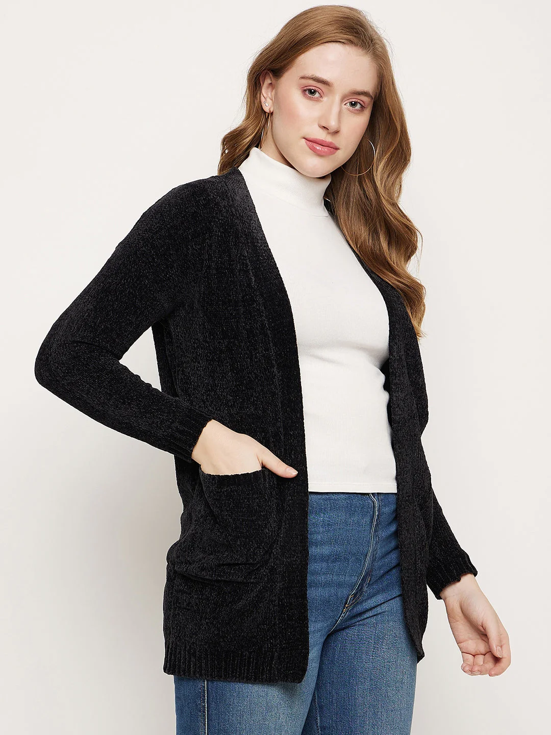 Madame Black Open Front Shrug - Image 4