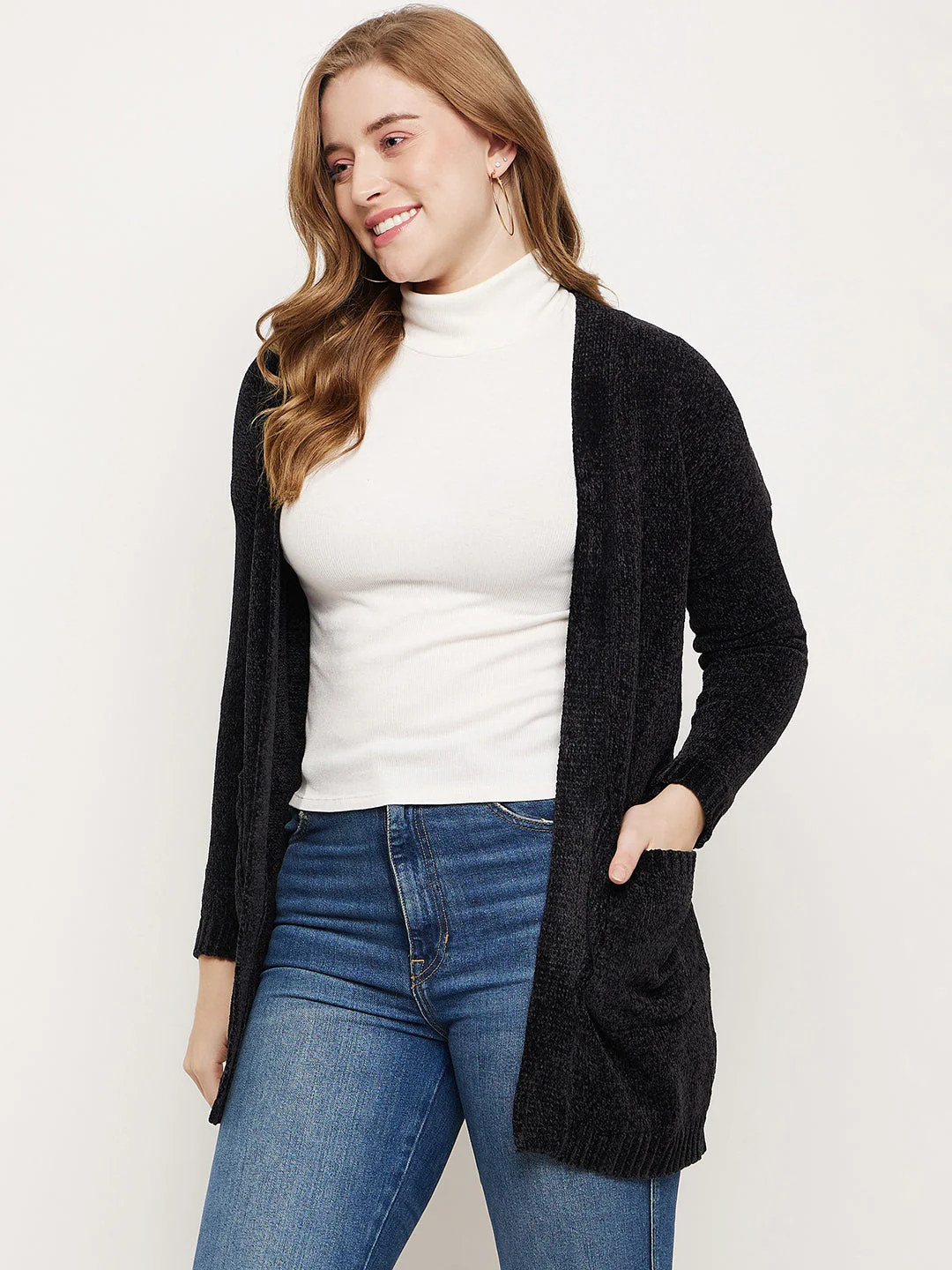Madame Black Open Front Shrug - Image 5