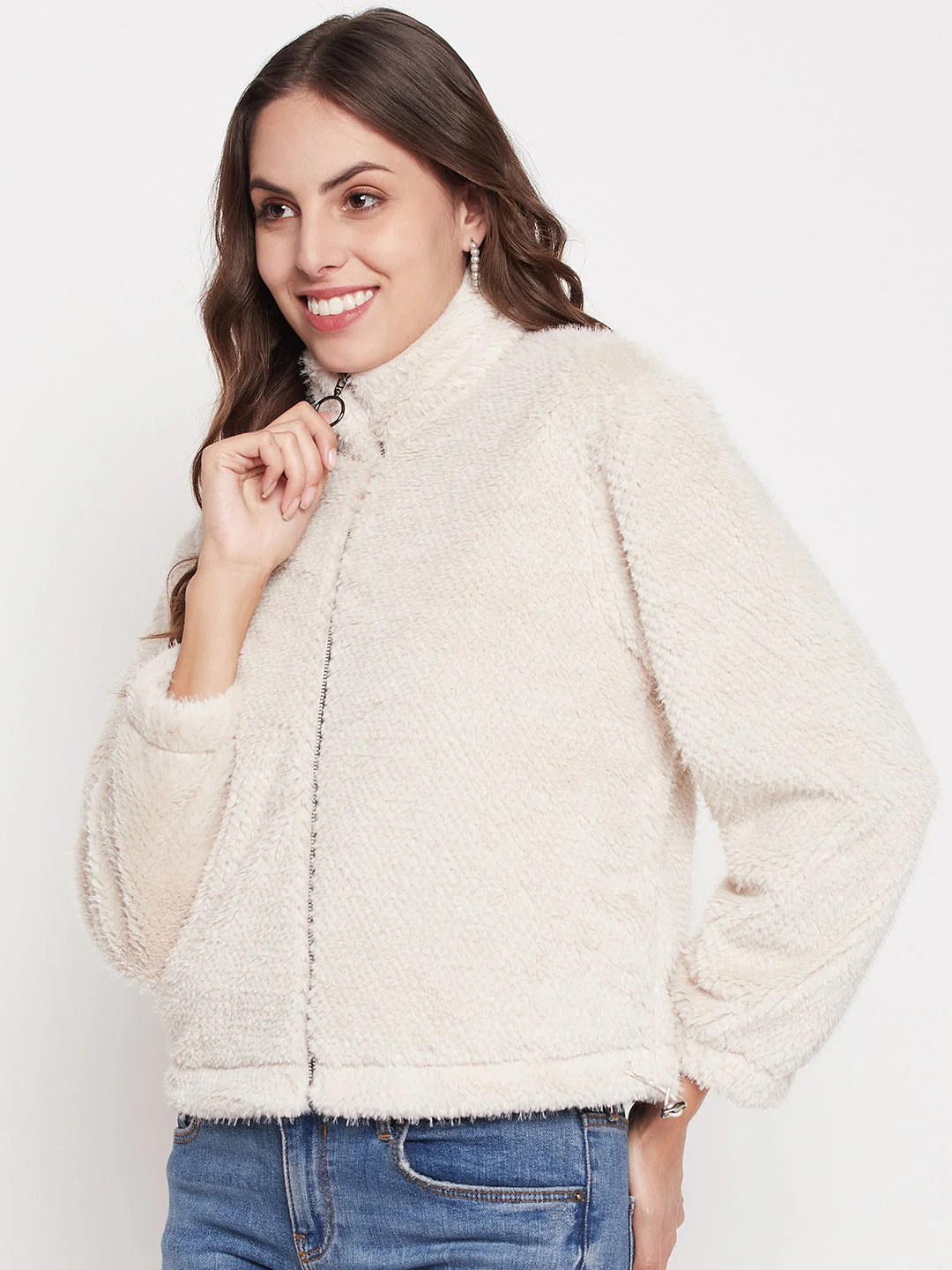 Madame Off-White Fluffy-Knit Sweatshirt - Image 6