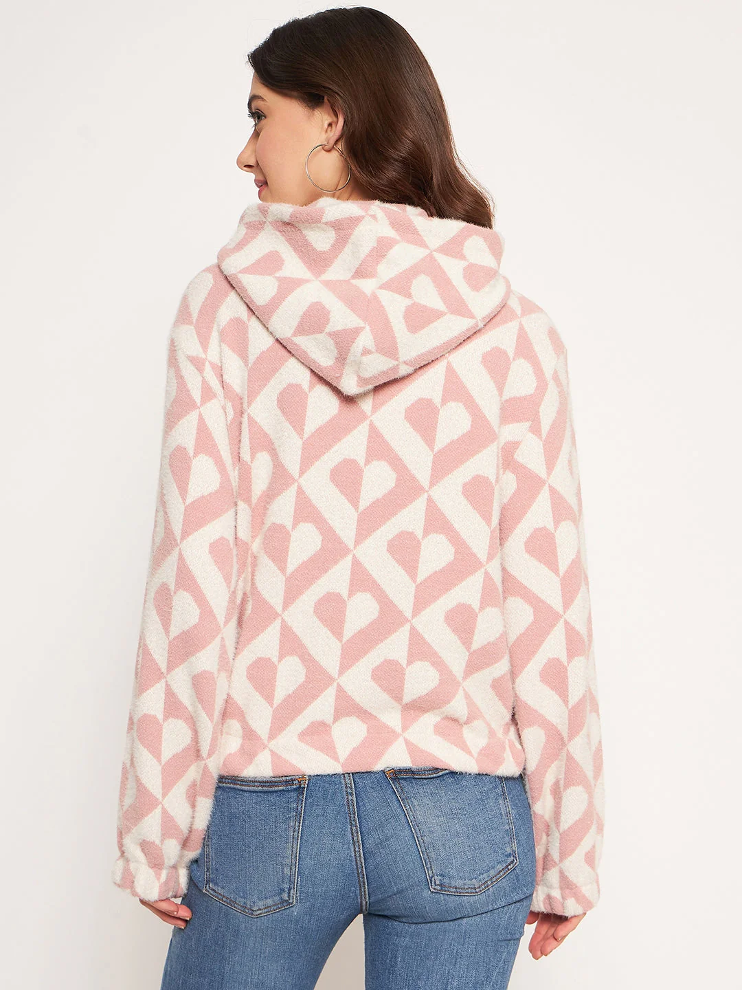 Madame Peach Hood Neck Sweatshirt - Image 5