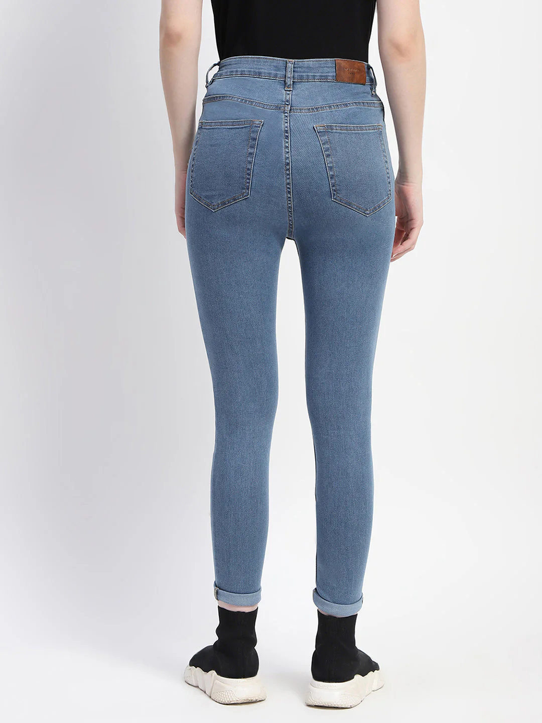 Madame Skinny Fit Light Blue Denim - Image 5