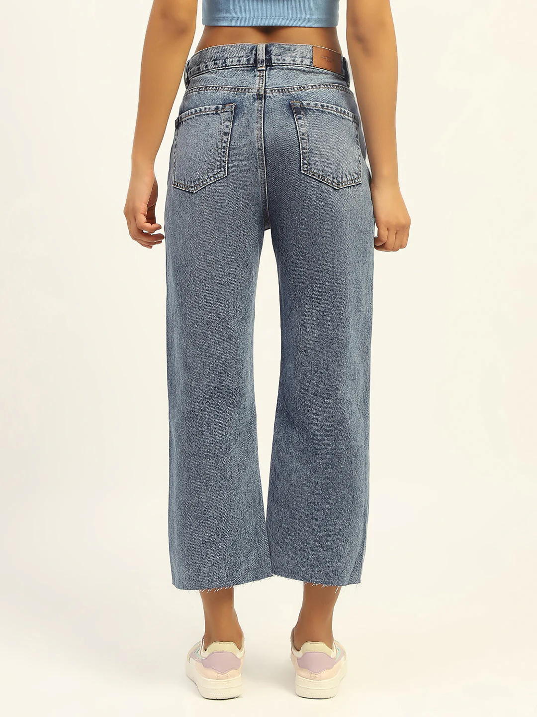 Madame Blue Boyfriend Fit Cotton Denim - Image 3