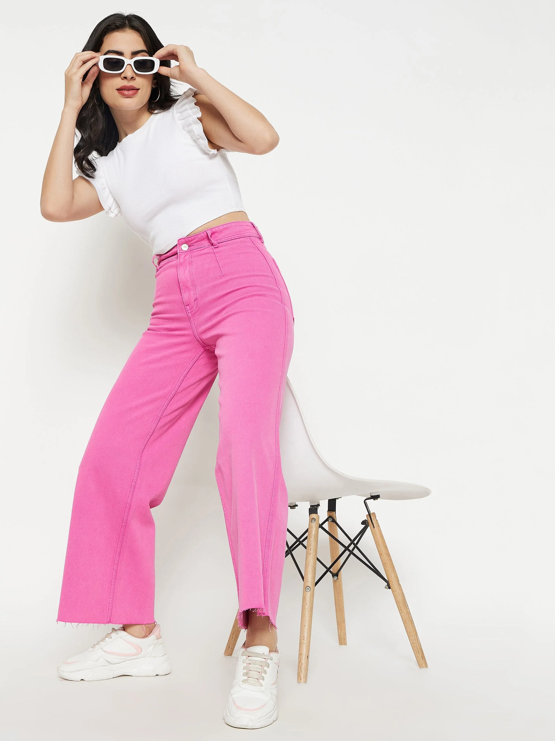 Madame Pink Solid Denim - Image 4