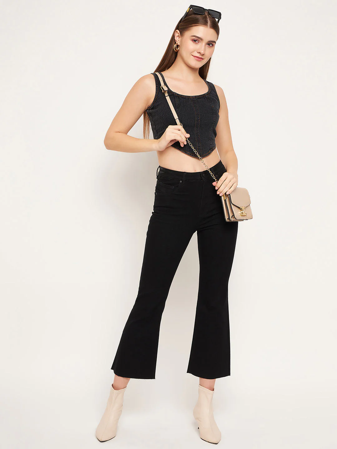 Madame Women Solid Black Jeans - Image 6