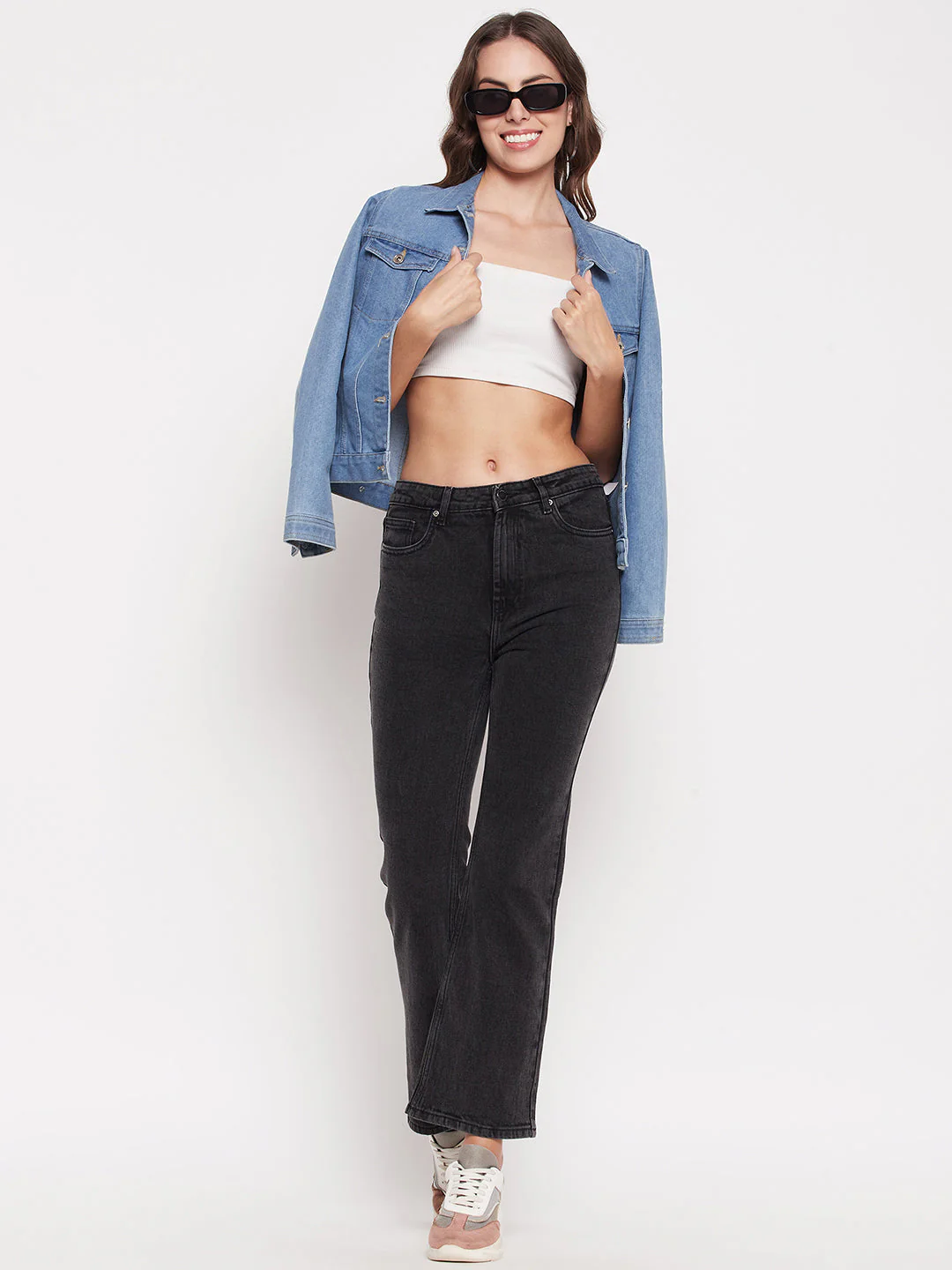 Madame Women Solid Black Jeans - Image 6