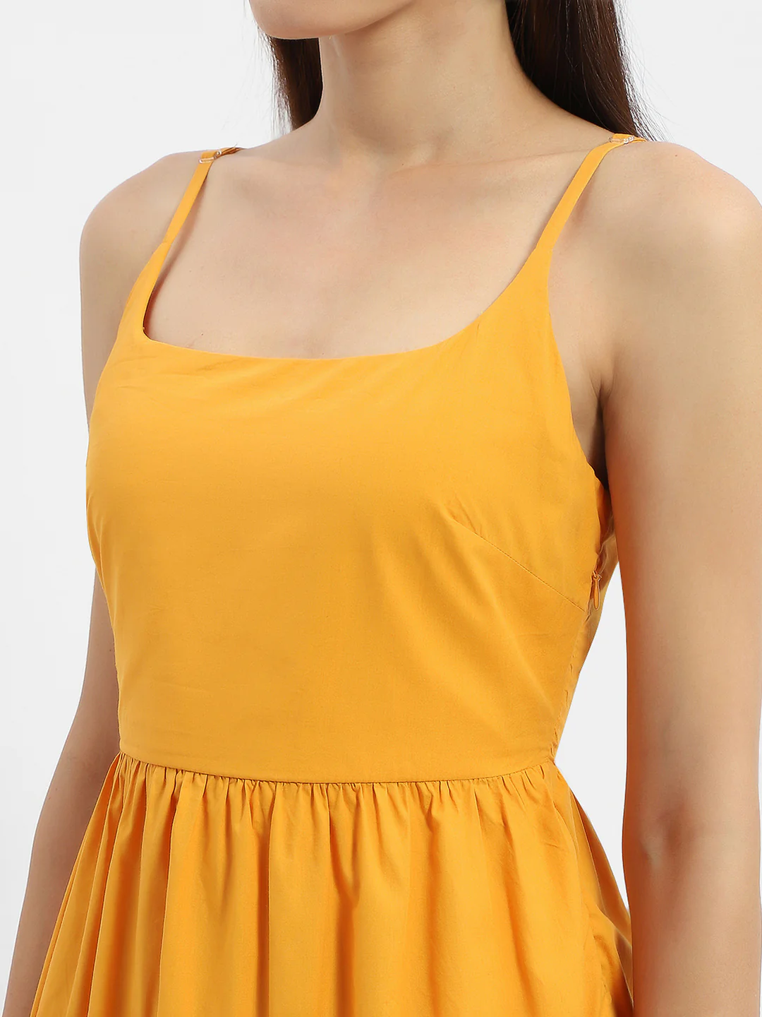 Madame Cami Neck Orange Tiered Maxi Dress - Image 6
