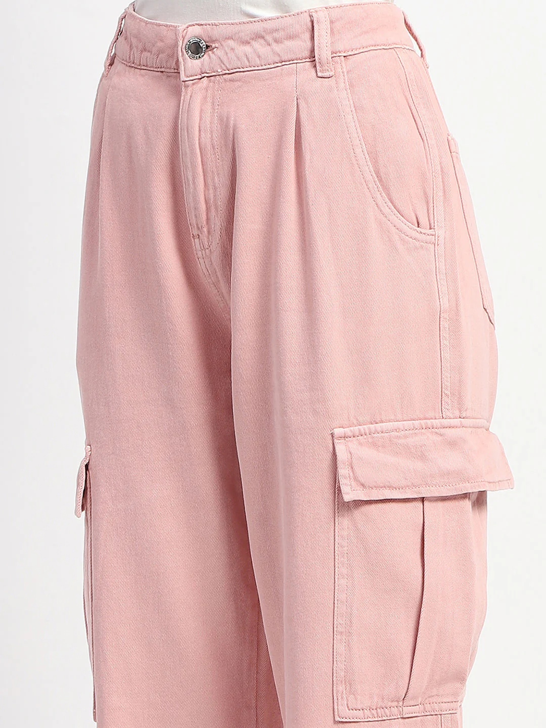Madame Relax Fit Pink Cargo Pants - Image 6