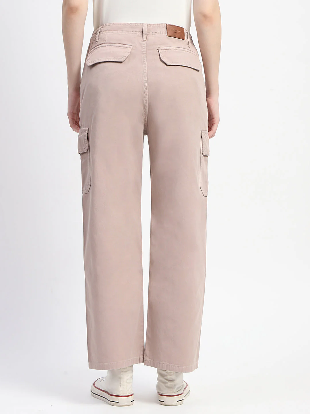Madame Relax Fit Khaki Cargo Pants - Image 5