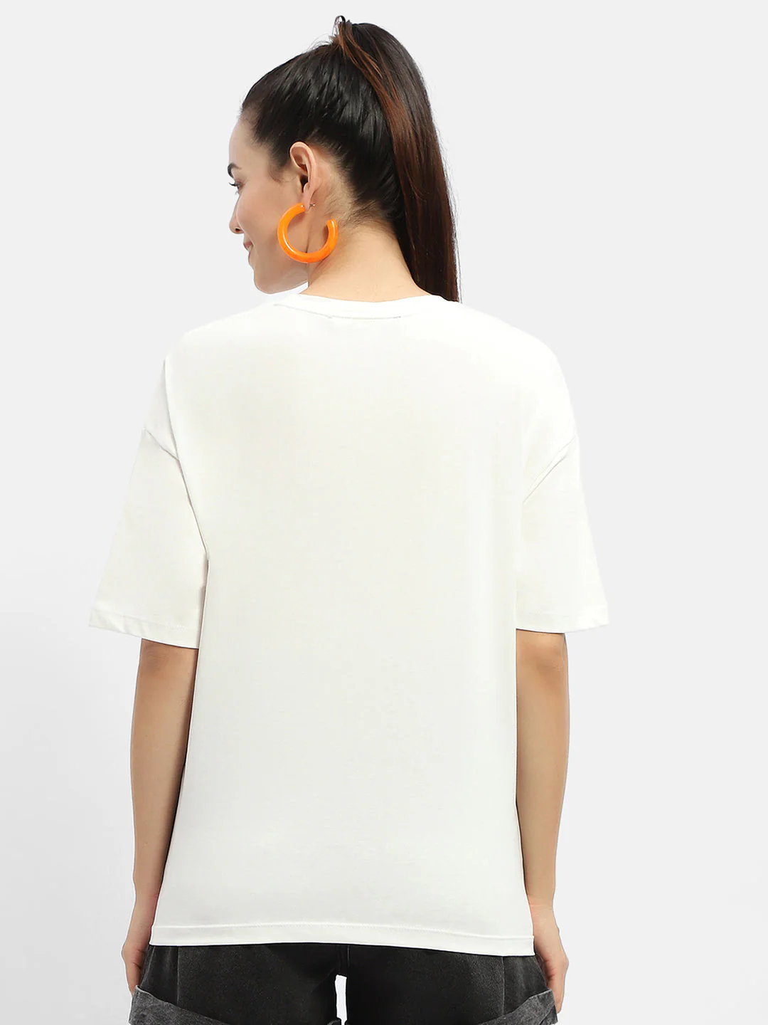 Madame Disney Graphic Print White Regular T-Shirt - Image 5