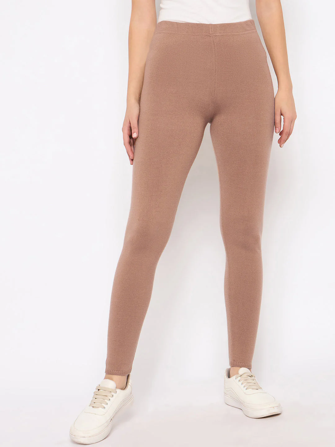 Madame Skinny Fit Brown Tights - Image 3