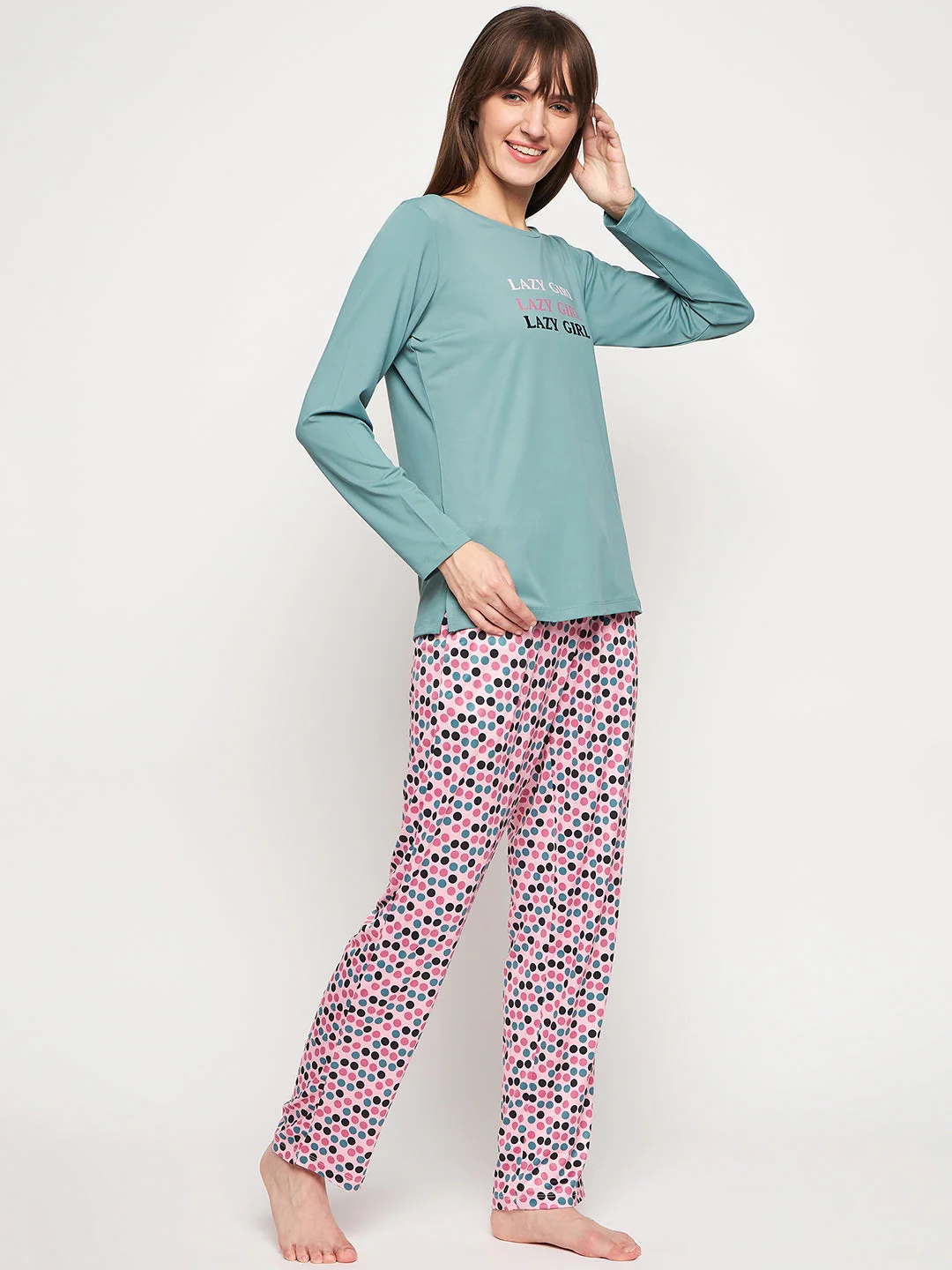 mSECRET Green Printed Nightsuit - Image 4
