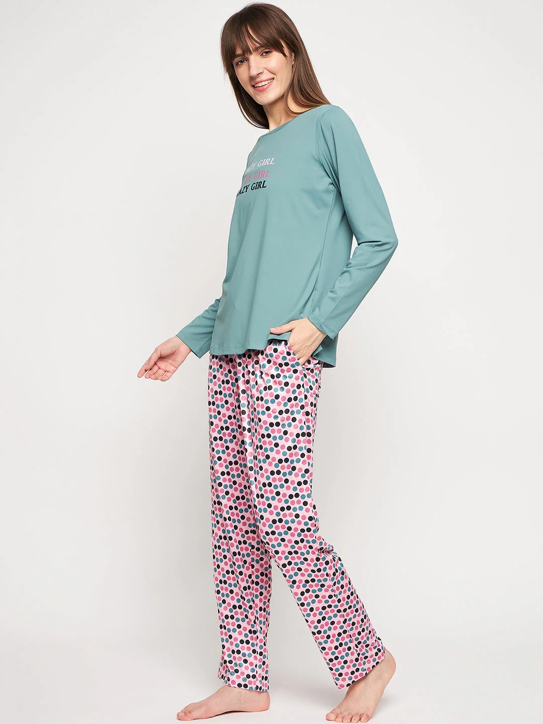 mSECRET Green Printed Nightsuit - Image 5