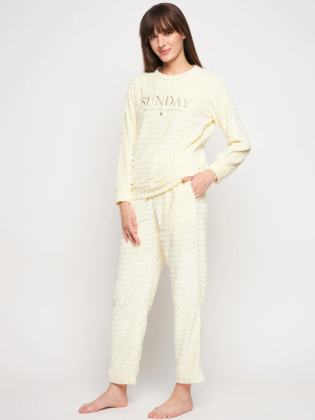 mSECRET Yellow Round Neck Nightsuit - Image 5